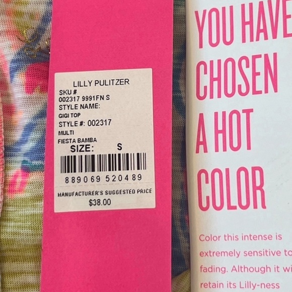 NWT Lilly Pulitzer Women's Fiesta Bamba Sleeveless Gigi Top size small - Picture 6 of 8